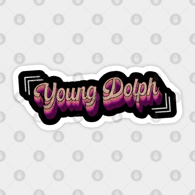 young dolph vintage Sticker by LNR JIKUSTIC